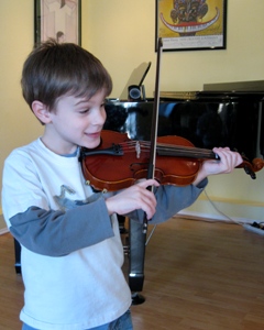 boy violin student